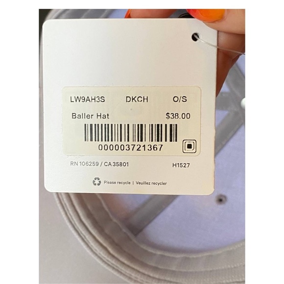 Lululemon Light Grey Baller Hat Baseball Cap - Picture 3 of 6